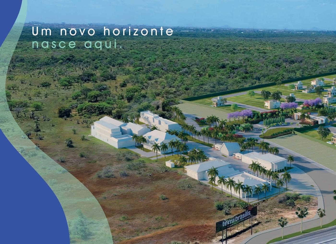Vista aérea do Terra Aqua